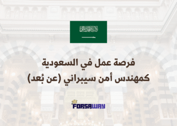 فرصة عمل في السعودية كمهندس أمن سيبراني (عن بُعد)