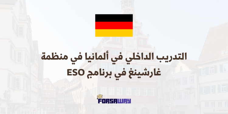 التدريب الداخلي في ألمانيا في منظمة غارشينغ في برنامج ESO (1)